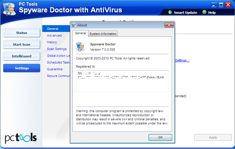Pc Tools Spyware Doctor With Antivirus
